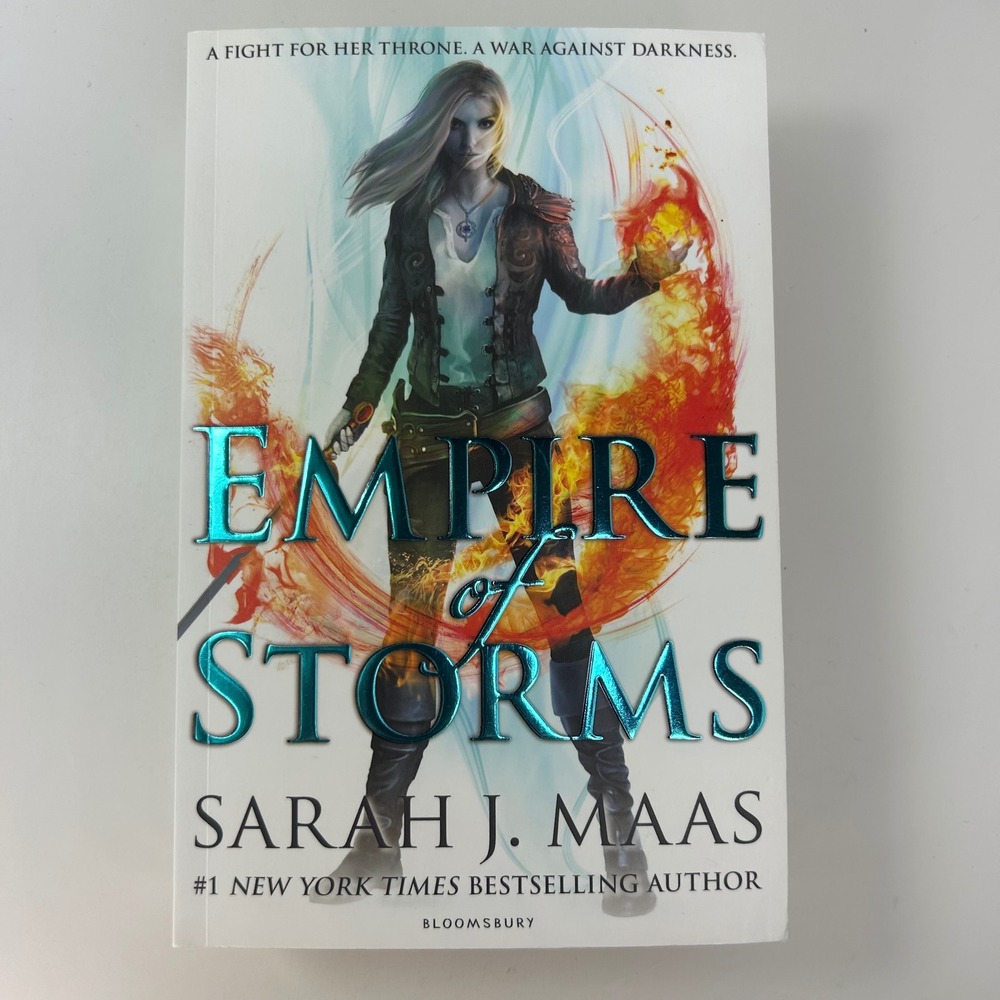 Empire of Storms UK by Sarah J. Maas Throne of Glass